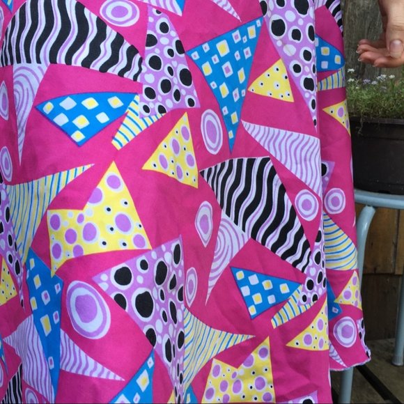 Pink 80’s Funky Wrap Skirt One Size Small Medium - Picture 8 of 8